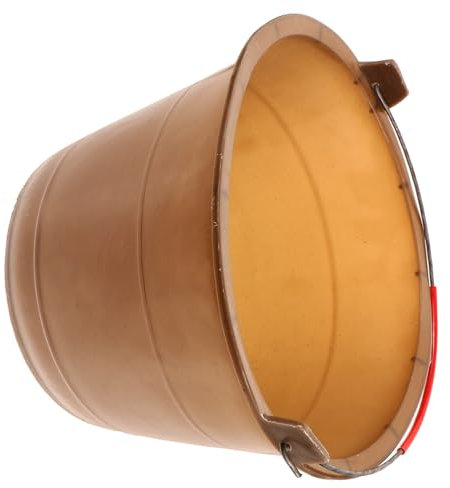 Veemoon Seau Plastique Renforcé pour Sable Et Ciment Seau Vide Portable avec Poignée pour Chantier Et Usage Domestique