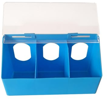 Lnhgh Bebedero de Palomas, de codornizas,Caja de alimentación para Palomas, tapices alimentarios con Agujeros | Caja de alimentación para pájaros, Cuencos y comederos Ajustables para
