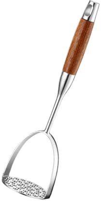 AUTSUPPL Potato Masher Manual Crusher Hand Pressing Tool for Mashed Potatoes Household Use Stainless Steel