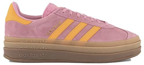 Adidas Gazelle Bold Baskets pour femme, Rose bonheur/rose pailleté/rose bonheureux, 7