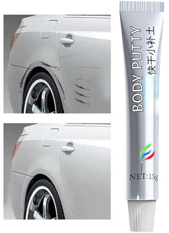 Autolack-Spachtelmasse – 15 g Lackspachtel für Kratzer | Karosseriespachtel | Schnell trocknender Kitt für Autolack | Autolack-Spachtelmasse mit guter Haftung | Lackkratzer-Reparaturspachtel | Auto-De