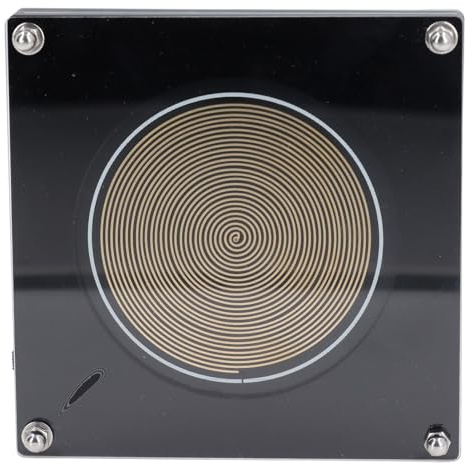 Aumotop Générateur D'ondes 7,83 Hz, Générateur D'ondes, Résonateur D'onde D'impulsion Ultra Basse Fréquence 7,83 Hz avec Indicateur, Améliore le Sommeil, Réduit la Fatigue, pour le