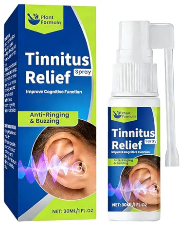 SUJEBKC 1 Pezzi Spray Orecchie,Per Perdita dell'udito e Ronzio,Alleviare i Rumori nelle Orecchie,Per Migliorare la Funzione Uditiva e Pulire le Orecchie, 30 ml