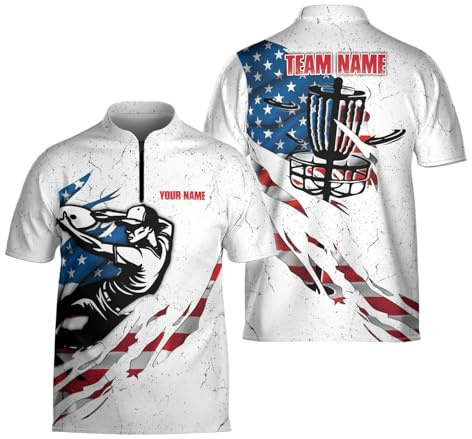 T-shirt anpassad discgolf bowling jersey discgolf t-shirt män t-shirt andningsbar t-shirt för vardaglig resa gym, Hawaiiansk skjorta för män 2597, S