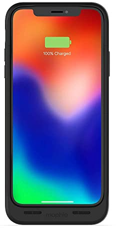 Mophie juice pack wireless - Qi Wireless Charging - Protective Battery Case Made for Apple iPhone X – Black