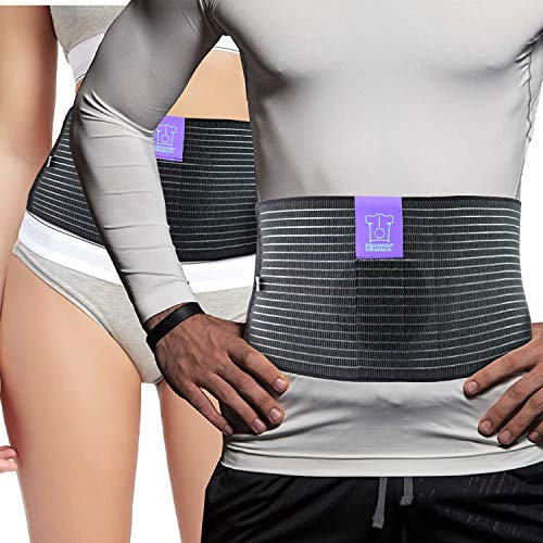 Ceinture de Hernie Ombilicale par Everyday Medical I Ceinture Médicale de Hernie I Bandage de Hernie Abdominale Soutien pour les Hommes et les Femmes I Umbilical Hernia Support Belt I XXL/2XL Size