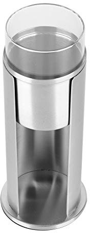 Tomotato Cotton Pad Holder - Stainless Steel Qtip Makeup Removers Dispenser with Lids, 2.9x7.3 inch
