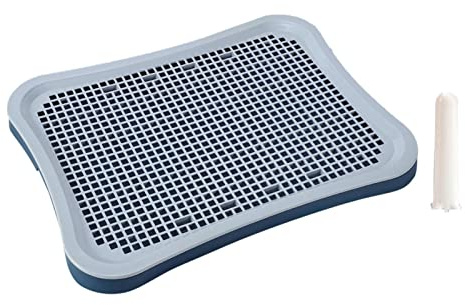 JISADER Toilette per Cani Cucciolo per pipì Durevole Tenere Pulito Padella Rimovibile Antiscivolo Vassoio per vasino per Cani Vasino per Animali Domestici, Ciano