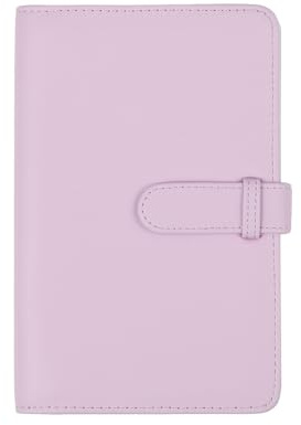 Andoer Mini album photo album photo 108 poches 18 pages pour Fujifilm Instax Mini 11/9/8/7s/70/25/50s/90 films couleur papier photo pour carte de crédit rose