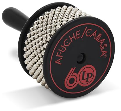 Latin Percussion Afuche/Cabasa, 60th Anniversary, rot/schwarz/chrome LP234A-60
