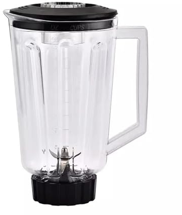 Mixer-Mixbecher (Messer + Deckel + Becher), 44-Unzen-Ersatz, Kompatibel For Hamilton Beach 6126-HBB908CE HBB908-UK Mixerbehälter-Glaszubehör