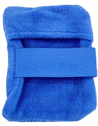 MagiDeal Bolsa para quitar de playa, toallitas limpiadoras para adultos y niños, guante reutilizable portátil para limpiar y practicar, Azul, S