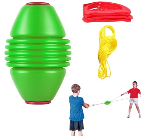 Bola de lanzadera de disparo, doble jugador interactivo, juguete deportivo para trabajo en equipo, equipo de juego cooperativo para juego, conjunto de actividades familiares para interior y exterior,