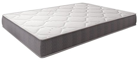 elalmacendelcolchon - Colchón viscoelastico, Modelo Visco Star, 105 x 190 x 21cm - Todas Las Medidas, Blanco y Gris