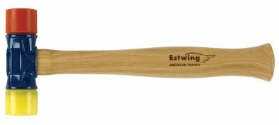 Estwing DFH-12 Mallet Hammer, Red & Yellow Rubber, 12 oz. - Quantity 2