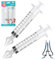 CaiTang 2 pezzi Irrigatore Nasale,Set Irrigatore Nasale Bambini, Irrigatore Nasale con Siringa e Punta di Aspirazione Nasale in Silicone Riutilizzabile ​,Irrigatore Nasale per Lavaggi Nasali