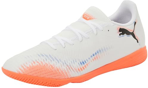 Puma Unisex Future 8 Play It - Zapatillas de fútbol, Puma Puma Blanco Negro Rojo Brillante, 44 EU