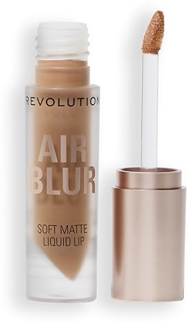 Revolution, Air Blur Matte Liquid Lipstick, Long-Lasting Lip Colour, Face Makeup, Vegan & Cruelty-Free, Cool Natural Nude, 3.5ml