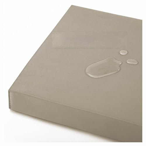 OutStep Bankkissen für den Außenbereich, verstärkte, wasserdichte Sitzkissen, hochdichte Bankauflage mit Rutschfester Unterseite, Outdoor-Kissen für Schaukelmöbel im Garten (Khaki, 100x40x5 cm)