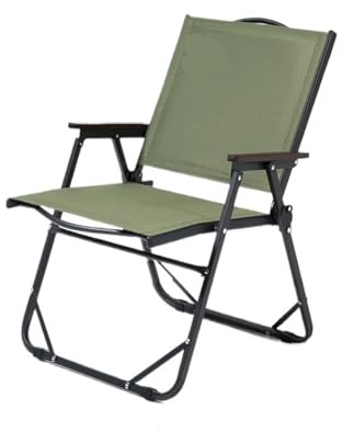 Silla de Camping Plegable for Exteriores, portátil, for Picnic, Playa, Senderismo y Trekking(Green)