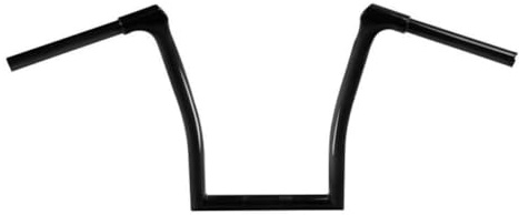Manubrio Ape Hanger da 15 pollici, barra da 1 1/4 pollici, compatibile con Road King FLHRXS Freewheeler FLRT Breakout Fat Fat Bob FXDR FXBR FXFBS(Gloss Black)