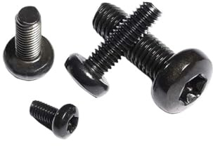 Runda huvudskruvar, 2-100 st M2,5 M3 M4 M5 M6 M8 svart 304 rostfritt stål sex lober Torx skruvar med rund huvudbult knapp (8 x 20 (5 st)