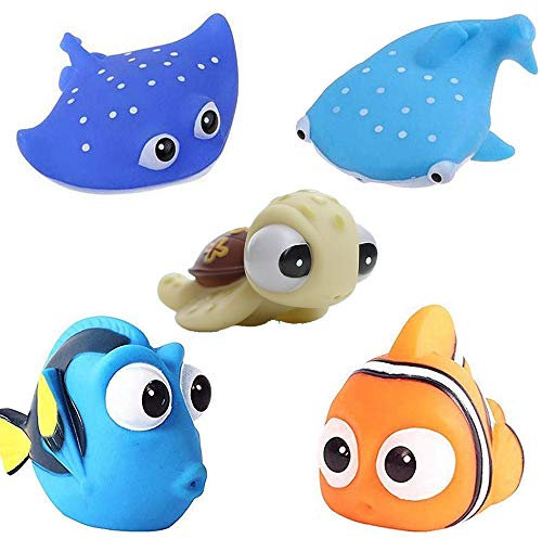 Kleinkind-Badespielzeug für Jungen und Mädchen, Baby-Wasserbadezeit, niedliche Fischspielzeuge, fröhliche Unterwassergeschichte, Wasserspritzer, Spray, Badewanne, Babyspiel, Kinder, Wasserspi