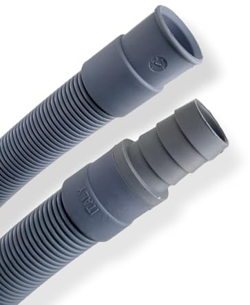 DL-pro 2 m dräneringsslang förlängning Ø 19/19–22 mm universell avloppsslang -20 ° till +90 °C för diskmaskin tvättmaskin