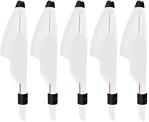 Alomejor Angelruten-Spitzenschutz, PVC-Angelrute-Spitzenkappe für Sea Pole für Rock Pole (5er Pack)
