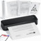 Phomemo M833 Portable Printer for Travel, A4 Thermal Printer 300DPI, Bluetooth Wireless Thermal Printers for Invoice, Study, Home, Business, School, Compatible with iOS, Android and PC, Black