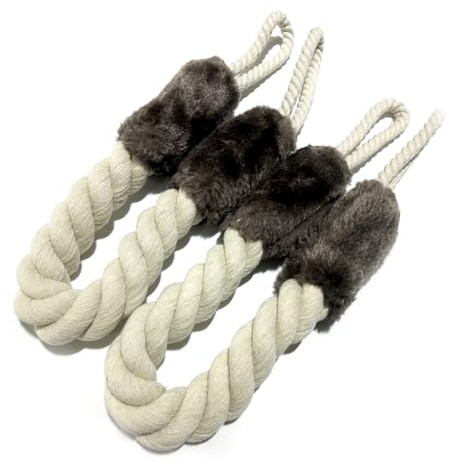 Türstopper Klinke, 2 Stück klemmschutz für türen, Baumwolle Türkordel Klemmschutz, Baumwolle Klinke Türenzuschlagen zu vermeiden, für Türen Haustier und Kinder Fingerschutz tür klemmschutz türklinke