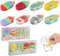 8 Pièces Gomme Enfant, Gomme Pastel Saveur Fruit avec Motif Fruits, Gommes Colorées pour Enfant avec Formes de Glaces, Gommes de Fruits pour Enfants Écrire, Dessiner