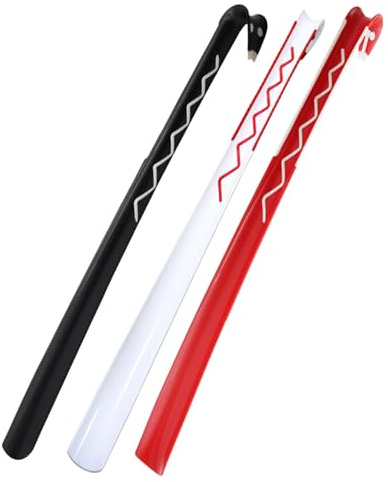 Shoe Horn Long Handled Plas-tic,42cm Flexible Shoe Horn, Shoe Horn Set, Portable,Durables And Lightweight Plas-tic Shoe Horn, Straight & Sturdy Long Shoe Horn For Elderly & Anyone With Mobility Issues