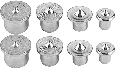 8 stycken träpluggar centreringsspets-set borrpluggar centreringsspetsstift 6 mm 8 mm 10 mm 13 mm (ihålig)