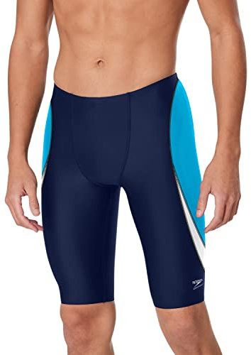 Speedo Simbyxor i Endurance+tyg med sammanfogade lagfärger för män – tillverkare upphört