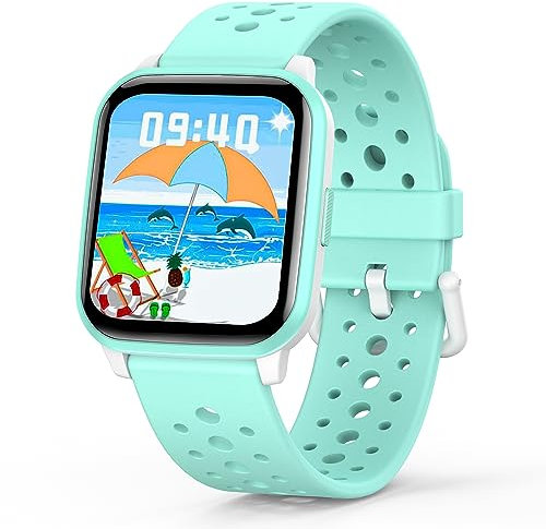 Butele Kinder Smart Watch Mädchen Jungen für Kinder Geschenke für 4-16 Jahre alt mit Schlafmodus 19 Sportmodi Schrittzähler Geburtstagsgeschenk