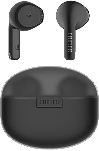 Edifier X2s Bluetooth Kopfhörer mit Dynamische 13-mm-Treiber, AI-Umgebungsgeräuschunterdrückung, Individueller Sound, 26H Akku, Bluetooth 5.3, IP54 Wasserdicht Ohrhör, In Ear Detection - Schwarz