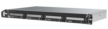 TERRAMASTER D4-320U 10Gbps Externt Hårddiskkabinett - 4Bay | 1U Rackmonterat Hårddiskhölje, USB 3.2 Gen2 Type-C, Kompakt Chassi, Hot Swappable, Plug & Play, Disklös, No RAID