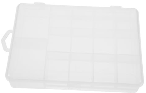 Homoyoyo Scatola Trasparente per Attrezzi da Pesca con Scomparti Rimovibili Organizer Portatile per Ami e Accessori Leggera e Resistente per Conservazione e Trasporto Compatta