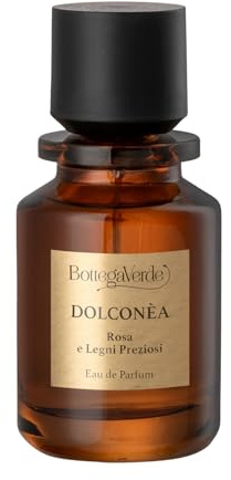 Bottega Verde - Dolconèa, Eau de Parfum, 50 ml, Profumo Donna alla Rosa e Legni Preziosi, Fragranza Intensa e Confortevole, Formula Vegana