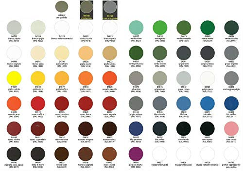 Vernice Acrilica Spray 400ml Colori RAL Rapida Essiccazione Bomboletta Smalto (RAL3001 ROSSO SEGNALE)