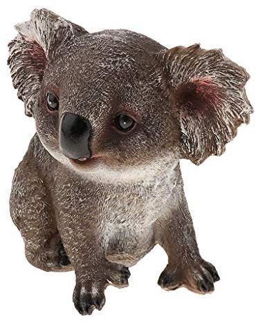 Tubayia Lebensechte Koala Statue Skulptur Tierfigur Gartenfigur Dekoration für Zuhause, Garten