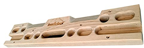 Wooden Hangboard, Climbing Fingerboard, Pull Up Training Climbing Hangboard, Training Board for Grip Strengths, Fingers, Wrists, Arms