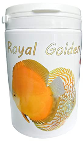 Flachgranulat 210g Royal Golden Krause Diskus - Granulat - Futter für gelbe Fische - Discus - Fischfutter