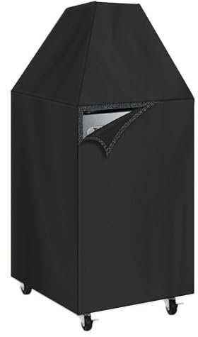 Kegerator Cover, Waterproof Keg Beer Cooler Cover 420D Oxford Fits 24.5 x 26.5 x 47 Inch