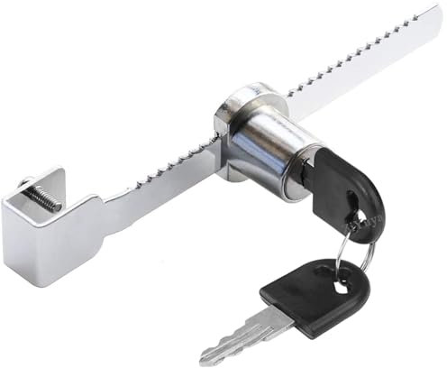 ZiYuya Reptile Vivarium Look Terrarium Showcase Lock Display Cabinet Lock Sliding Glass Door Lock Ratchet Lock with Key Alike