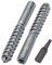SKIR'CO (50 pièces) Boulons de suspension M6 x 50 mm, Vis à cheville à filetage double extrémité, Boulons à double tête