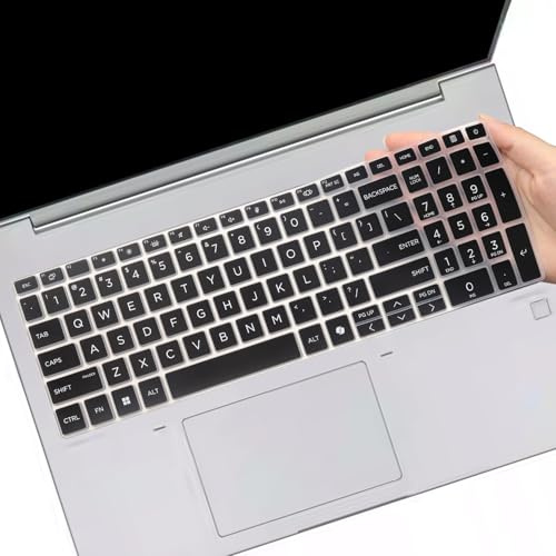 Tangentbordsskydd för HP EliteBook 660 G11 16 tum & HP EliteBook 660 16 bärbar dator 2024 tillbehör skyddande tangentbordsskydd skal US layout - svart