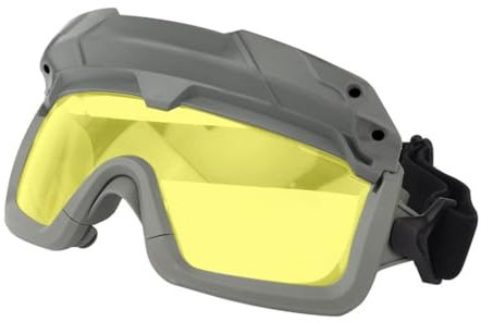 3 Tragestile Kompatibel Mit Taktischem Helm for Outdoor-Paintball-Jagd-CS-Spiel Multicam Tactical Airsoft-Schutzbrille(H)