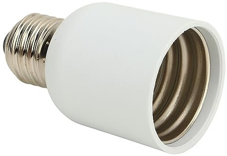 Koieam 2pcs E27 to E40 Light Socket Adapter, E27 to E40 Light Bulb Converter Professional Heat resistanc Prevents Burning LED Bulb Base Adapter